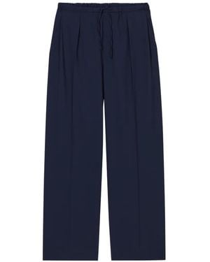 Closed Wynston Drawstring Pleated Pants - Blue