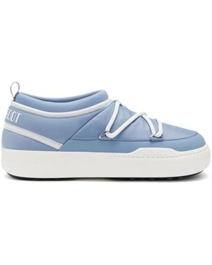 Moon Boot Baskets À Logo Icon Imprimé - Bleu