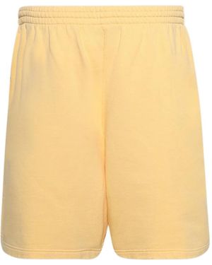 Balenciaga Short Laurel À Taille Élastiquée - Jaune