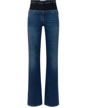 Elisabetta Franchi Jeans Con Dettaglio Vita - Blu