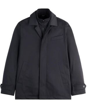 Fay Jacke Mit Stehkragen - Blau