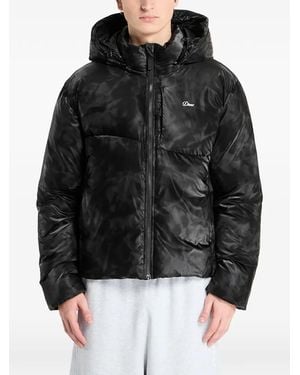 Dime Hooded Puffer Jacket - Black
