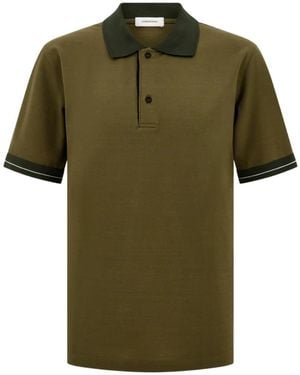 Ferragamo Short-Sleeve Polo Shirt - Green