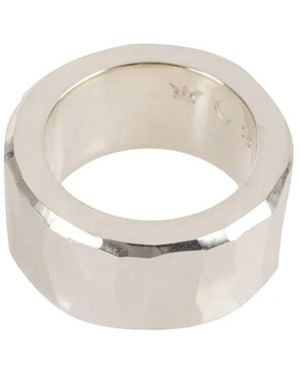 Werkstatt:münchen Sculpted Band Ring - White