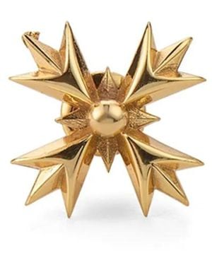 Emanuele Bicocchi Crest-Plated Earring - Metallic