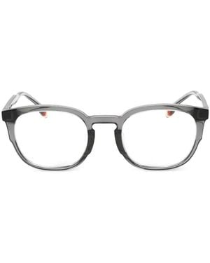 Burberry Brille Mit Rundem Gestell - Mehrfarbig