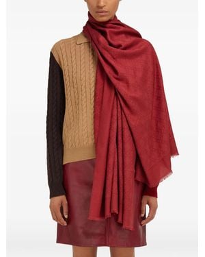 Ferragamo Gancini Shawl - Red