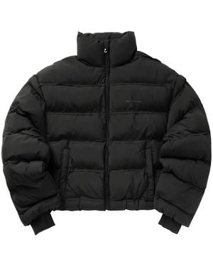Daily Paper Puffed Cropped Jacket - Black