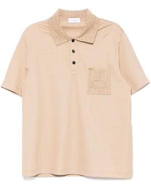Ferragamo Klassisches Poloshirt - Natur
