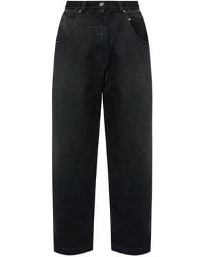 Vetements Logo-Patch Cargo Jeans - Black