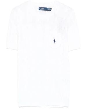 Polo Ralph Lauren Logo-Detail T-Shirt - White