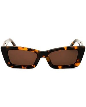 Palm Angels Redwood Cat-Eye Sunglasses - Brown