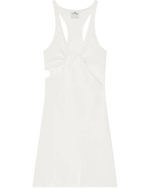 Courreges Dress Twist 90's Rib - White