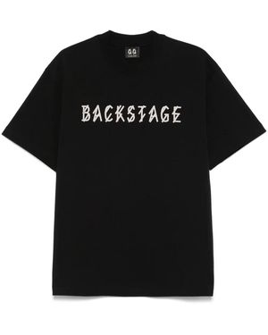 44 Label Group Logo-Print T-Shirt - Black