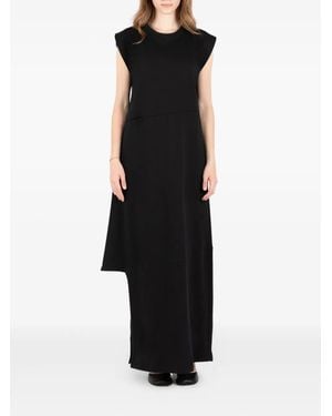 Societe Anonyme Trinity Pocket Asymmetrical Maxi Dress - Black