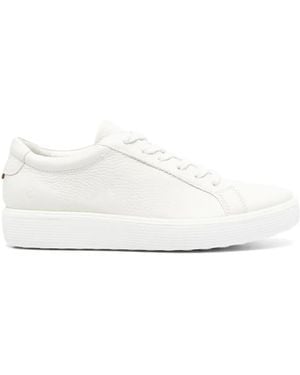 Ecco Soft 60 Leather Sneakers - White