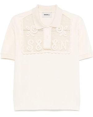 SEEN USERS Old School New Cool Polo Top - Natural
