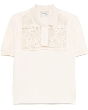 SEEN USERS Old School New Cool Polo Top - Natural