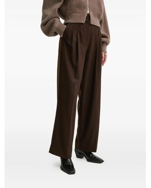 Ba&sh Pleated Trousers - Brown