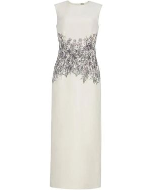 Adam Lippes Ophelia Midi Dress - White