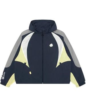 Aape By A Bathing Ape Aapeunvs Logo-Patch Track Jacket - Blue