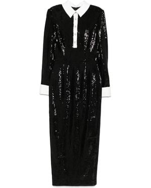 SILK LOVE & LACE Britney Dress - Black