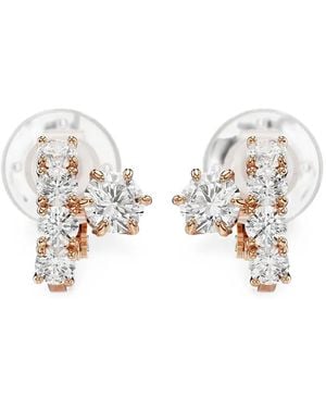 Swarovski Matrix Crystal-Embellished Clip-On Earrings - White