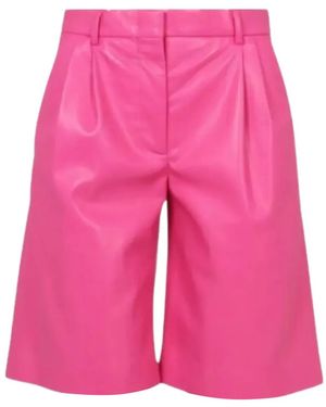 MSGM Pleated Shorts - Pink