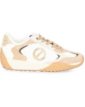 No Name Kate Glitter-Detail Sneakers - Natural