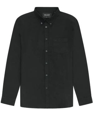 Lyle & Scott Cotton Oxford Shirt - Black