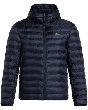 Lacoste Water-Repellent Padded Jacket - Blue