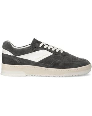 Filling Pieces Panelled Suede Trainers - Grey