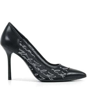 KARL LAGERFELD Sarabande Embellished Court Shoes - Black