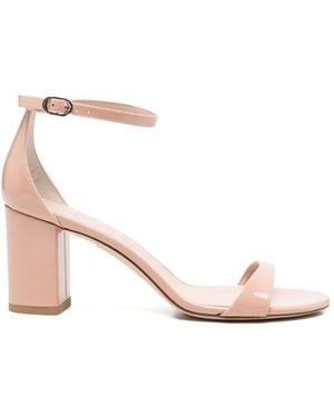 Stuart Weitzman Sandalias Nudist Con Tacón Grueso - Neutro