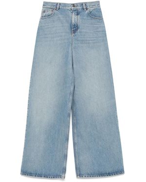 Chloé ロゴパッチ ジーンズ - ブルー