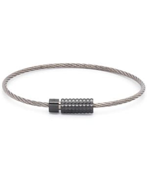 Le Gramme Cable-Link Chain Bracelet - White