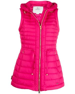 Woolrich Hibiscus Padded Gilet - Pink