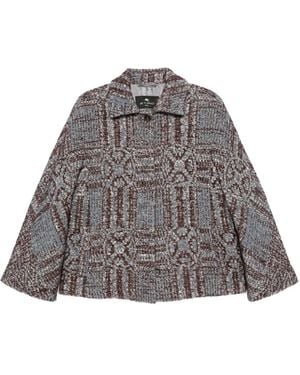 Etro Patterned Jacket - Gray