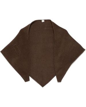THE GARMENT Wool Blend Scarf - Brown