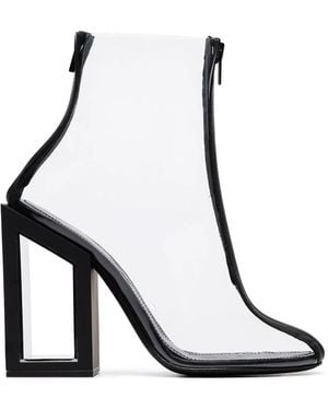 Nicholas Kirkwood Bottines Void 105 À Design Transparent - Noir