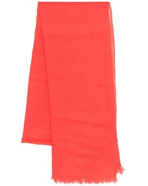 N.Peal Cashmere Pashmina Shawl - Red