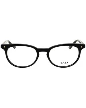 SALT Garland Oval-Frame Glasses - Black