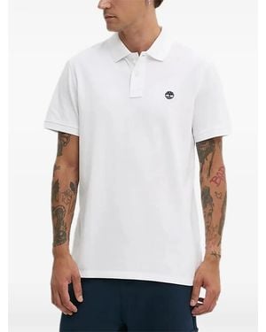Timberland Polo Millers River Con Logo - Blanco