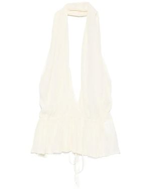 AYA MUSE Haut Palli À Dos Nu - White