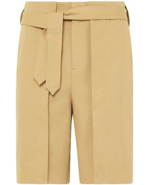 JW Anderson Folded Shorts - Natural