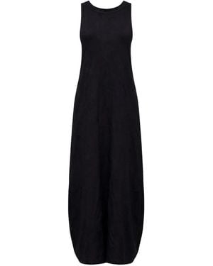 Osklen Balloon Wrinkled Dress - Black