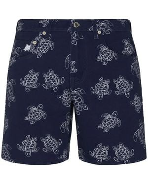 Vilebrequin プリント バミューダショーツ - ブルー