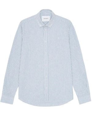 Les Deux Konrad Striped Shirt - Blue