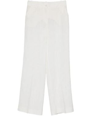 P.A.R.O.S.H. Rania Tailored Trousers - White