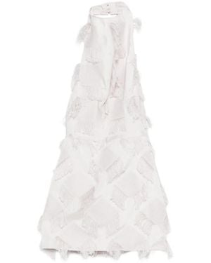 Paris Georgia Basics Halter-Neck Mini Dress - White